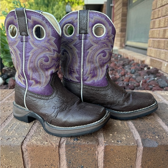 KIDS purple Durango boots size 13.5m - Picture 1 of 6